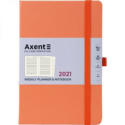 Щотижневик 2021 Prime Strong А5 персиковий Axent 8507-21-42-a