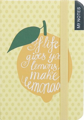 Книга для нотаток Make lemonade А6 80 аркушів