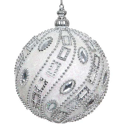 Кулька новорічна Ювелірка SDA75610IW 100 мм