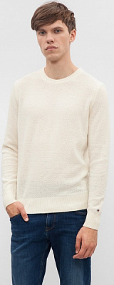 Джемпер Tommy Hilfiger LUXURY STRUCTURED C-NK CF MW0MW03228-118 р. XL білий