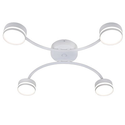 Люстра потолочная Victoria Lighting 4xGX53 белый Currant/PL4 white