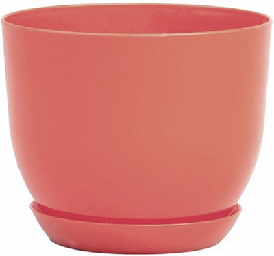 Горщик Оранжерея для квітів «Класік» круглий 5л лососевий
