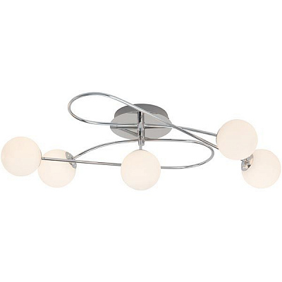 Люстра Brilliant Belina 5x33 Вт хром/білий