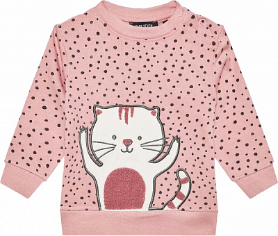 Свитшот для девочки Blue Seven Котик р.86 розовый 957060 X * 98 