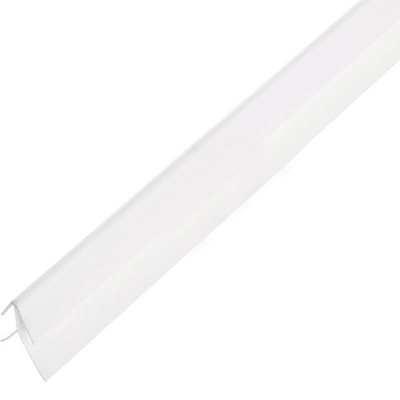 Профіль монтажний ПВХ кут зовнішній EP001 білий глянець