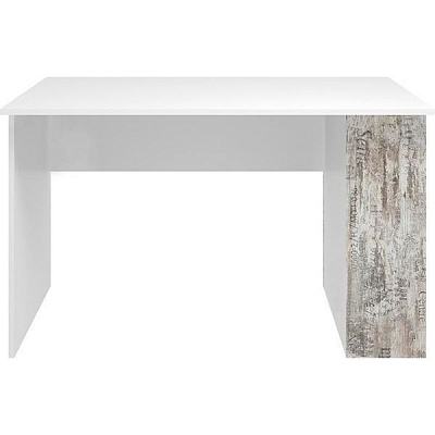 Стол письменный ПАМП 120 1200х730х600 белый/кантри лейбел 