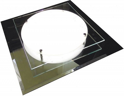 Светильник потолочный Декора НББ 32410 Грация Quadro LED 24 Вт зеркальный 