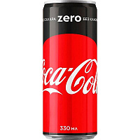 Безалкогольный напиток Coca-Cola Zero 0,33 л 