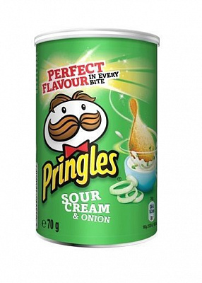 Чипсы Pringles Сметана-лук 70 г (5053990125050) 