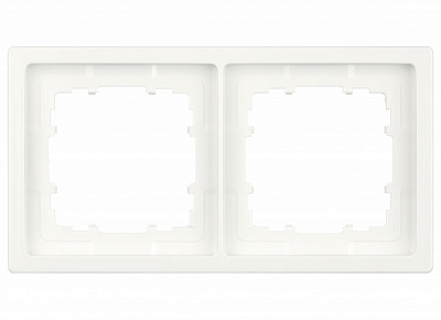 Рамка двойная Siemens Style белый полярный 5TG13220WH