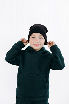 Шапка для мальчиков Obzor р.M черный 100 