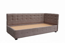 Кровать Берегиня Остин серый 90x200 см 