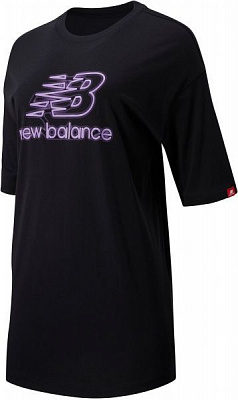 Футболка New Balance WT01537BK WT01537BK XS черный