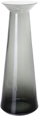 Ваза скляна сіра Сара d15,5 cм Wrzesniak Glassworks