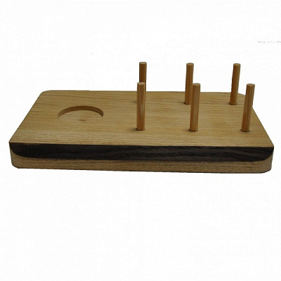 Підставка для тако (2 шт.) і виїмками під соусники 14х22 см Tarkus