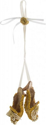 Підвіска Туфлі золотисті 18 см DL120768D