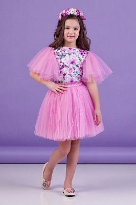 Платье Zironka блузка и юбка р.134 розовый Z2-64-0002-2 