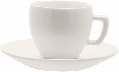 Чашка с блюдцем Crema 80 мл 387120 Tescoma