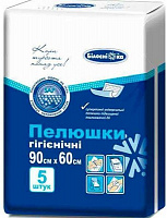 Пелюшки Білосніжка 90х60 см 5 шт.