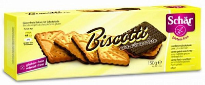 Печиво Dr. Schar Biscotti con cioccolato з шоколадом 150 г