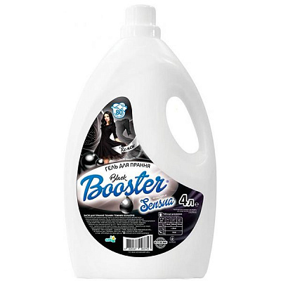 Гель для машинной и ручной стирки Booster Black 4 л