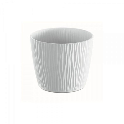 Горшок для цветов Prosperplast SANDY 110 мм круглый 1,06л белый (26392-449) 