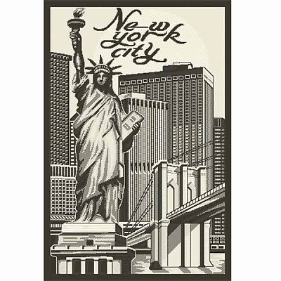 Ковер Карат Natura 969/08 1x1.5 м