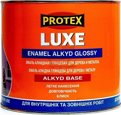 Эмаль Protex алкидная Luxe вишневый глянец 0,7л 0,9кг