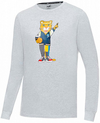 Футболка Puma Dylan LS Tee 1 53273203 р.2XL сірий