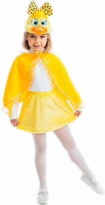 Костюм карнавальный КАРНАВАЛІЯ Уточка р.122 желтый 89058 