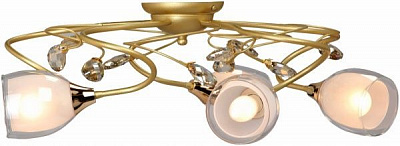 Люстра потолочная Vitaluce 5xE14 золотой V3673/5PL 