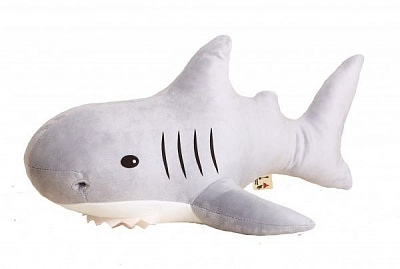 М'яка іграшка Анна Акула сіра 50 см