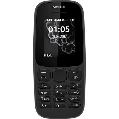 Мобільний телефон Nokia 105 Single Sim New Black (A00028356)