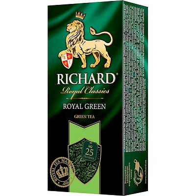 Чай зеленый Richard Royal Green 25 пакетиков