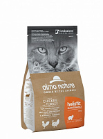 Корм сухий для котів Almo Nature Holistic Cat для дорослих котів з індичкою 400 г