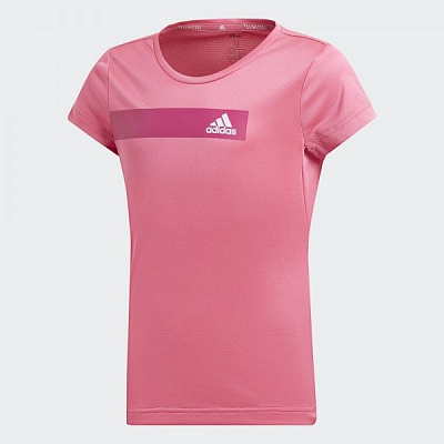 Футболка Adidas YG TR COOL TEE DV2738 122 розовый