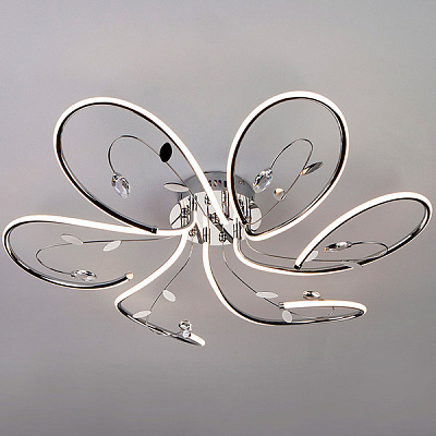 Люстра светодиодная Strotskis Venzel 90082/6 90 Вт хром 