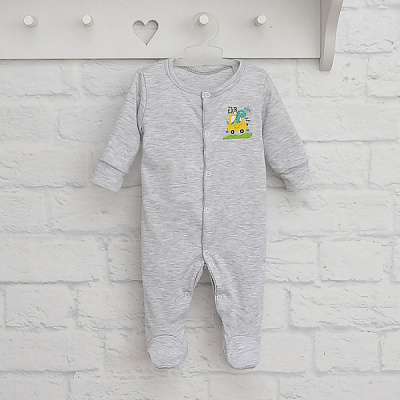 Человечек для мальчика Blanka Авто р.86 серый 110153 