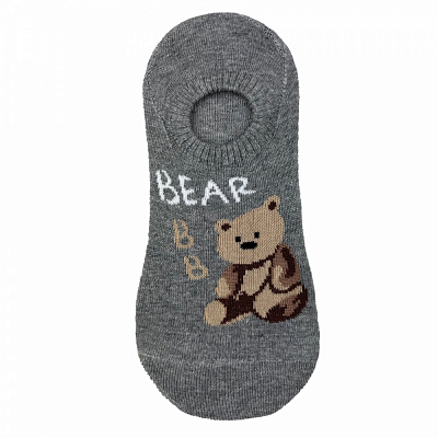 Носки женские Premier Socks С мишками р.23-25 серый