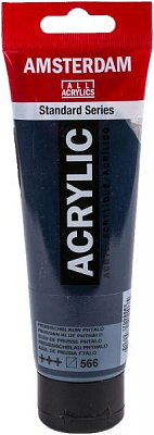 Краска акриловая № 566 Берлинская лазурь 120 мл Amsterdam Standart Royal Talens