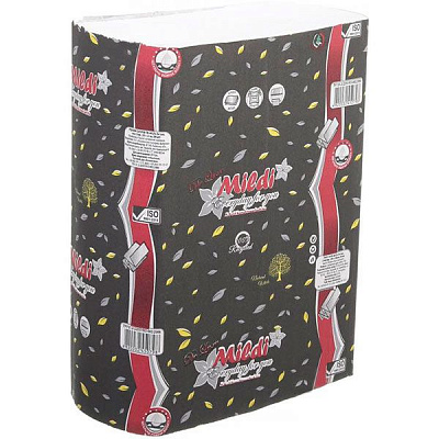 Бумажные полотенца Кохавинка 23х20 см двухслойная 200 шт.