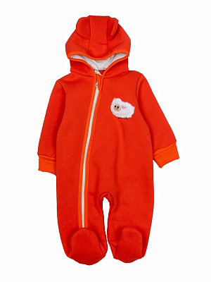 Комбінезон для дівчинки Маленькі Люди Овечка р.62 помаранчевий 0359