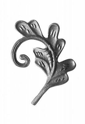 Декоративная вставка Листочек правый 125х95 мм 4114R