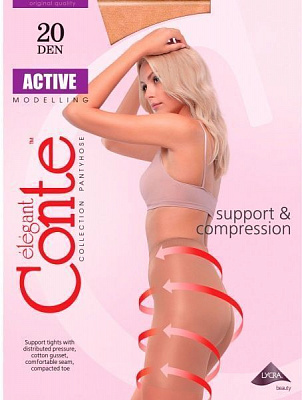 Колготки Conte ACTIVE 20 den bronz р. 5 бронзовый 
