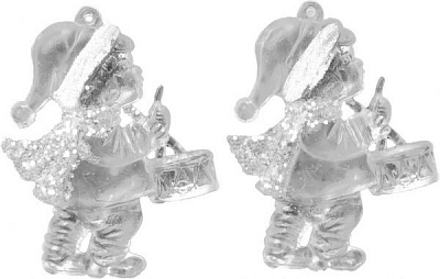 Елочный набор Акриловый мальчик 8 см 2 шт. 8 см 2 шт./уп. 