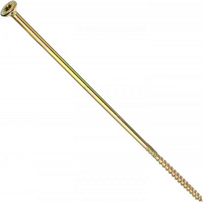 Шуруп конструкційний потайна головка ЦЖ 6x240 мм 1 шт. жовтий цинк Expert Fix