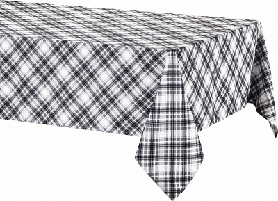 Скатерть Net 140x220 см синий с рисунком Luna 