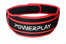 Пояс для важкої атлетики PowerPlay M чорно-червоний 5545 