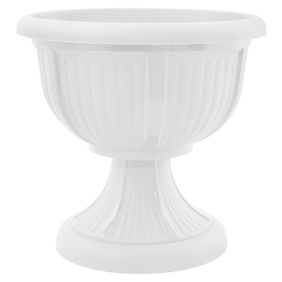 Горщик Леон UP11400W з підставкою 51 білий