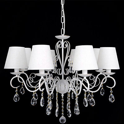 Люстра подвесная Victoria Lighting Dalila/SP8 8x40 Вт E14 белый 